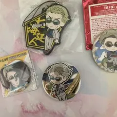 呪術廻戦　七海建人　缶バッジとキーホルダー