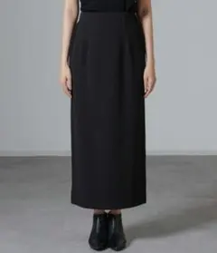 ナノユニバース　ブラック タイトスカート