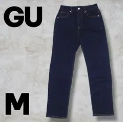 GU スリム テーパード アンクル ジーンズ デニム Mサイズ インディゴ