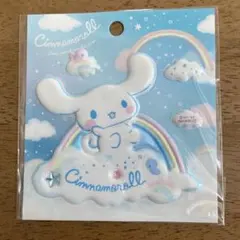 SANRIO サンリオ シナモロール 15周年記念 ビッグステッカー　立体シールのサムネイル