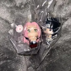 NARUTO サスケ サクラ フィギュア カプセルトイ-まちぼうけ