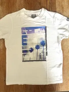 PUMA プーマ Tシャツ キッズ ジュニア 140 白 半袖