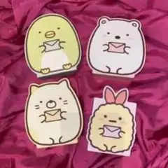 キャラクター メモ用紙 4個セット