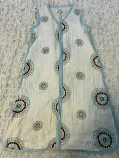 コットン製ベビースリーパー 円形模様