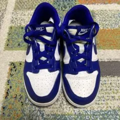 NIKE ダンク DUNK low ブルー×ホワイト　20.5cmのサムネイル