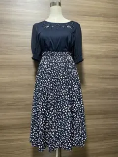美品◼️エポカ ザショップ◼️スカート◼️プリーツ◼️ロングスカート◼️ウエストゴム◼️