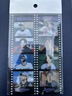 Buffaloes2025プレイヤーズクリアフォトステッカーセット　中川圭太選手