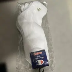 【袋要確認】Champion ホワイトソックス 3足セット サイズ25〜27