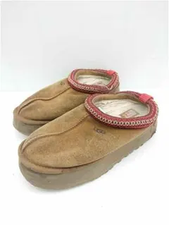 ?アグ タスマン スリッポン シープスキン ブラウン系 メンズ 25cm