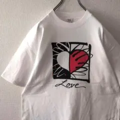 かり様専用SOL アイラブTシャツ ホワイト Mサイズ - メルカリ