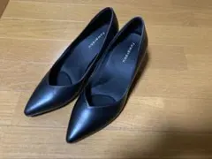 ブラックハイヒール　24センチ