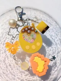シャカシャカキーホルダーたまごっちプリン　推し活