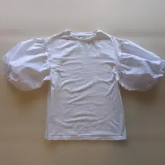 ボリュームスリーブ Tシャツ ホワイトのサムネイル