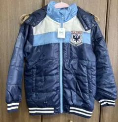 新品 中綿アウター 150 コート　マザウェイズ