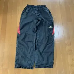 Mizuno ジャージ 黒/赤　上着Ｌ　パンツM
