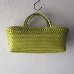 新品未使用【mekearisa メケアリサ】メケアリバッグ　ブーケ　Lime