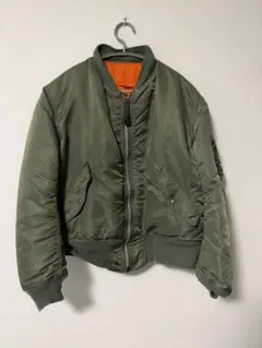 90s ALPHA INDUSTRIES MA-1 フライトジャケット オリーブ - メルカリ