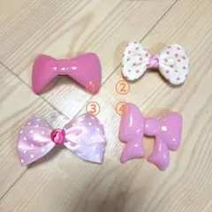 ピンクリボンヘアピンなどまとめ売りのサムネイル