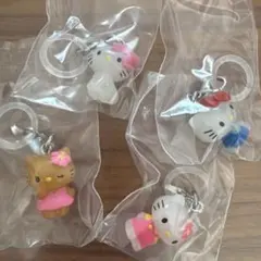 ハローキティ めじるしアクセサリー　4個セット