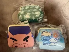 クレヨンしんちゃん がま口 ポーチ 3点セット