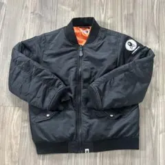 A BATHING APE MA-1フライトジャケット Lサイズ ブラックのサムネイル