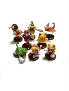 マリオ　チョコエッグ　ネコマリオ　クッパJr. ハチマリオ　プレッシー