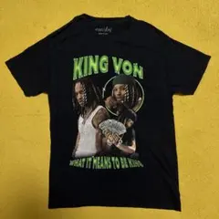 KING VON ラップTシャツ　ヒップホップ