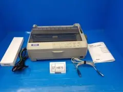 出品No.875 エプソンドットプリンタ　VP880　動作OK新品リボン付のサムネイル