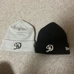 New Era LA Dodgers ニット帽 2点セット