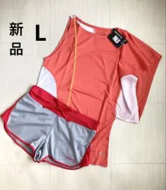 新品まとめ2点セットプーマ　タンクトップTシャツ＆reric run パンツ L