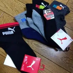 最終値下げ【新品】4足セット　PUMA キッズ靴下 消臭加工　19-21cm
