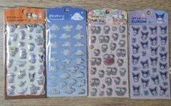 サンリオキャラクター ぷくっとシール 4セット