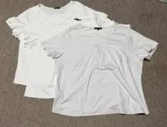 23区 半袖Tシャツ ホワイト 3枚セット　サイズ46、48