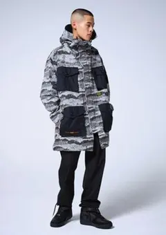 【新品未使用】A BATHING APE マウンテンパーカー カモ柄 ネイビー A BATHING APE（マウンテンパーカー）のフリマアイテム一覧