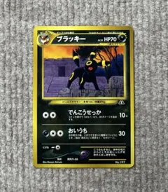 ポケモンカードneo　ブラッキー　旧裏　プレミアムファイル　2 美品
