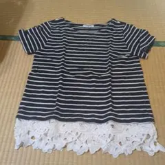 NATURAL BEAUTY BASIC ストライプTシャツ Mサイズ