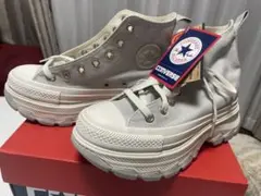 ALL STAR 薄いグレー 厚底ハイカットスニーカー 新品