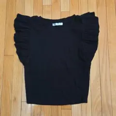 ZARA 袖フリル タンクトップ