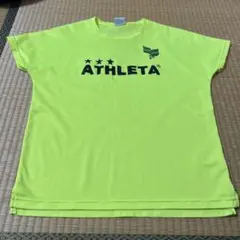 ATHLETA 蛍光イエロー シャツ 160サイズ　半袖