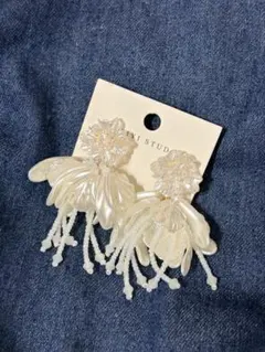 【新品未使用】ピアス 結婚式 アクセサリー パール シンプル ブライダル