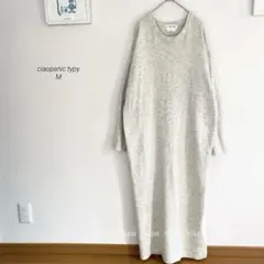 ciaopanictypyPON企画ウール混クルーネックニットワンピース10a2