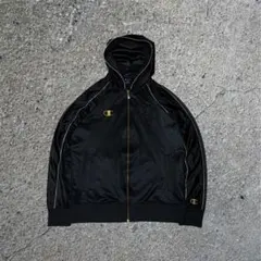 Champion チャンピオン 刺繍ロゴ フード トラックジャケット 魔裟斗