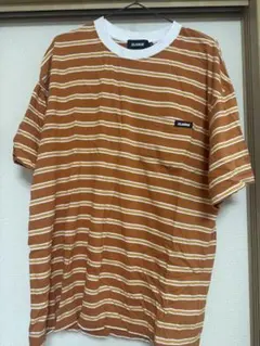 XLARGE オレンジストライプ Tシャツ