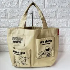 ROOTOTE ルートート デリポケッツ スヌーピー トートバッグ ベージュのサムネイル