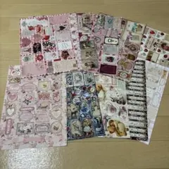 デザインペーパー a4 国内作家様 100枚 コラージュ まとめ売り - メルカリ