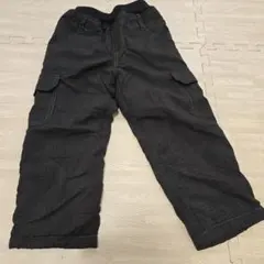 美品　裏起毛チェック柄ズボン　110センチ