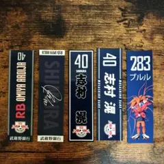 RB大宮アルディージャ 武蔵野銀行オリジナルプレーヤーネームフレークシール 志村