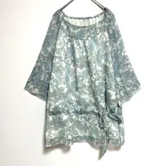 7-IDconcept チュニック セール】 《大きいサイズ》スタンドカラーチュニックブラウス （シャツ