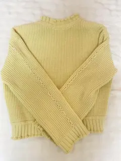 LOWRYSFARM イエローニット