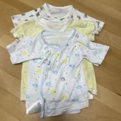 バースデイ 赤ちゃん本舗　短肌着3着セット ベビー肌着 50〜60